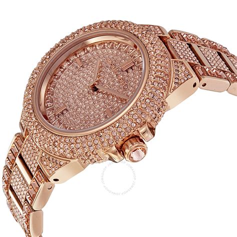 michael kors rose gold watch with diamond bezel|mk rose gold watch sale.